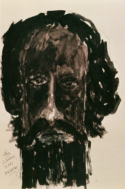 Self-Portrait by Rabindranath Tagore